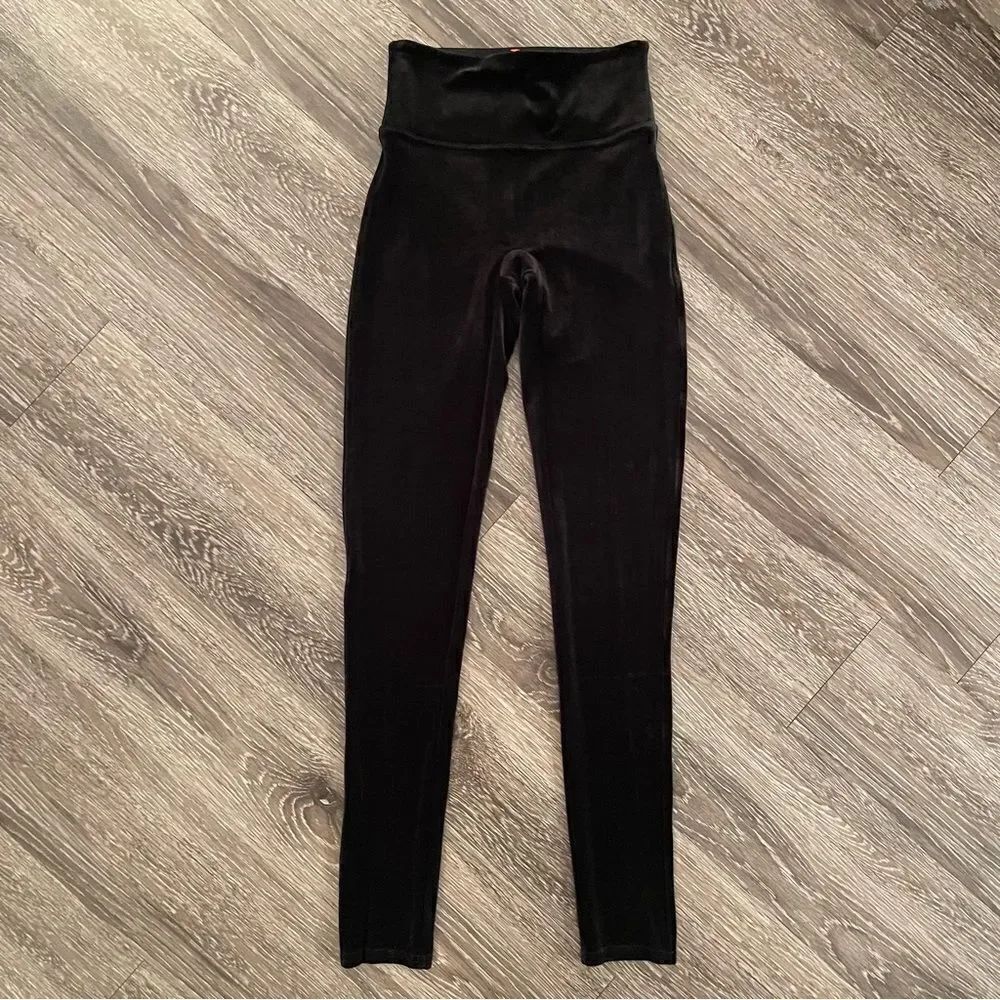 Spanx velvet leggings 